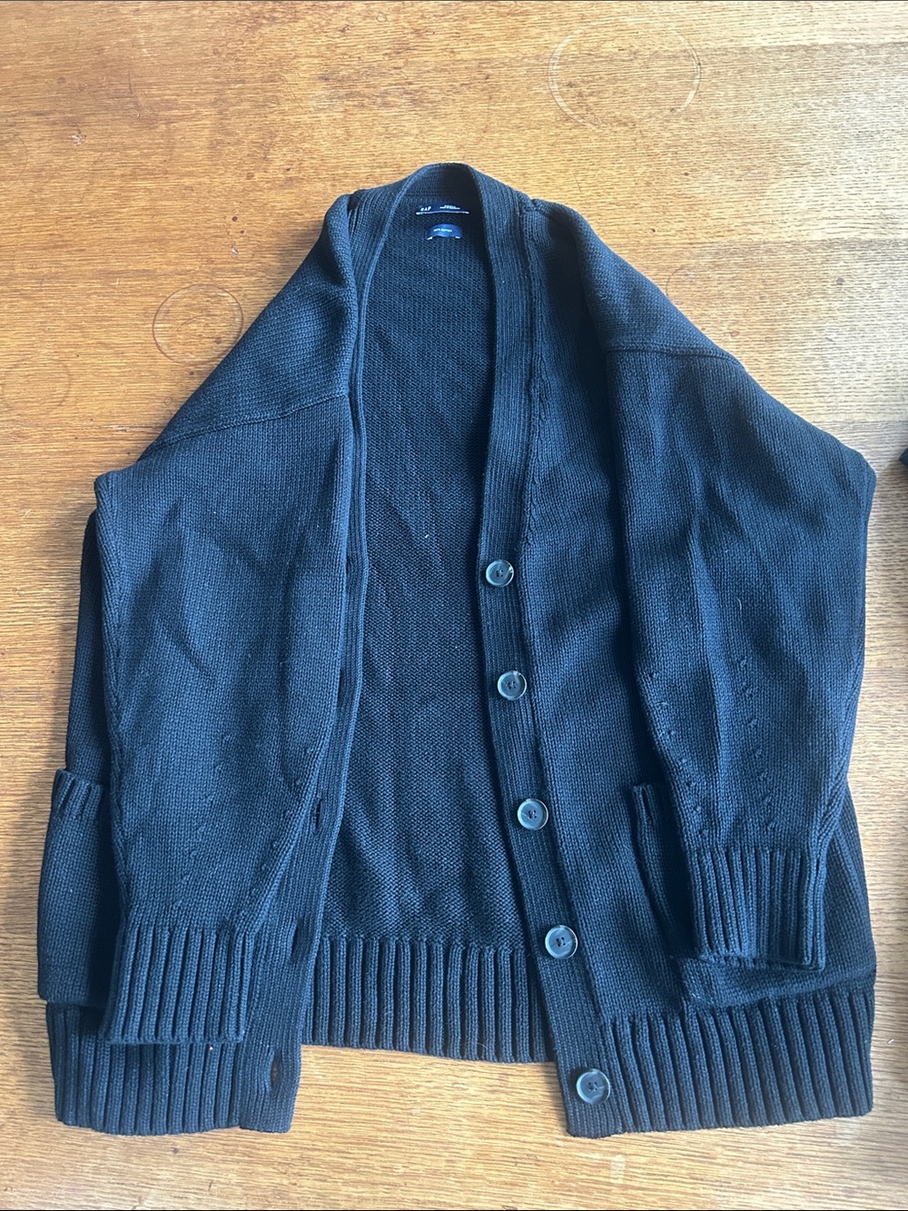 GAP women’s Black Button Cardigan size small never worn 100% cotton
